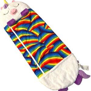 HAPPY NAPPERS Pillow & Sleepy Sack Arianna The Unicorn Sleeping Bag 4 FT. x 6"